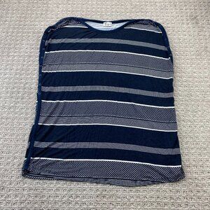 Thyme Maternity Nursing Sleeveless Shirt Sides Button Up Women Large L Stretchy